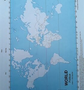 World Political Practice Map A4