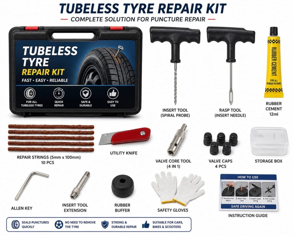 buy tubeless puncture repair kit